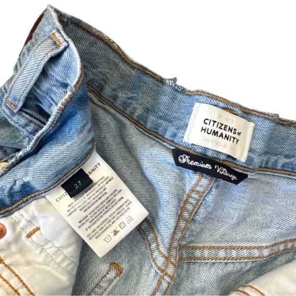 Citizens of Humanity Marlow Vintage Fit Jean Short Size 27 - Picture 3 of 3